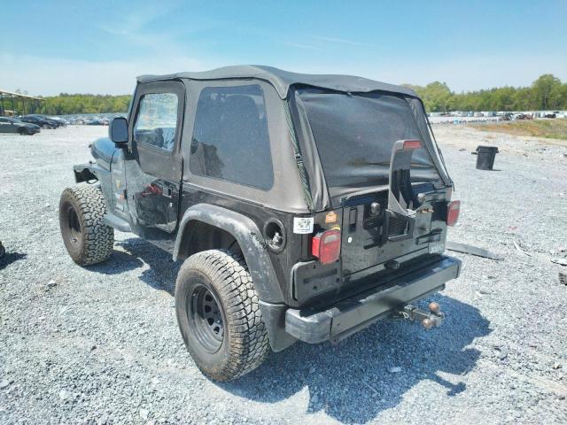 1J4FA49S94P722500 - 2004 JEEP WRANGLER / SPORT BLACK photo 3