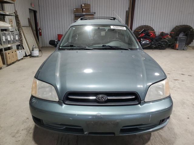 4S3BH635717300140 - 2001 SUBARU LEGACY L GREEN photo 5