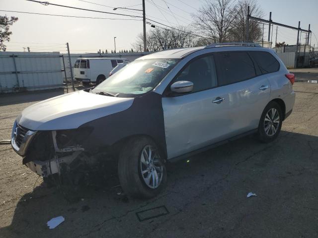 5N1DR2MN2JC636648 - 2018 NISSAN PATHFINDER S SILVER photo 1
