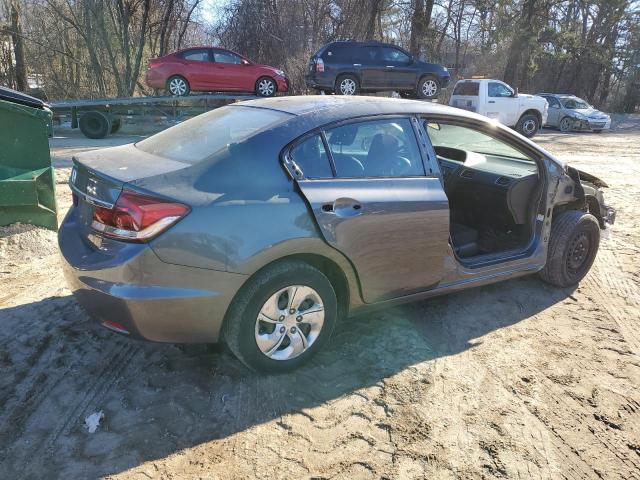 2HGFB2F5XDH579018 - 2013 HONDA CIVIC LX GRAY photo 3