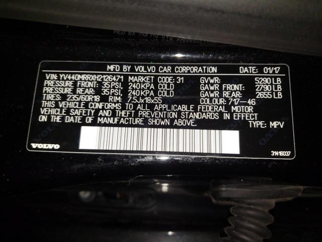 YV440MRRXH2126471 - 2017 VOLVO XC60 T5 DYNAMIC შავი ფოტო 13