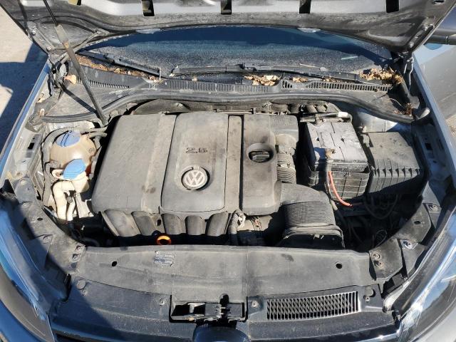 WVWAA7AJ6AW096765 - 2010 VOLKSWAGEN GOLF GRAY photo 11
