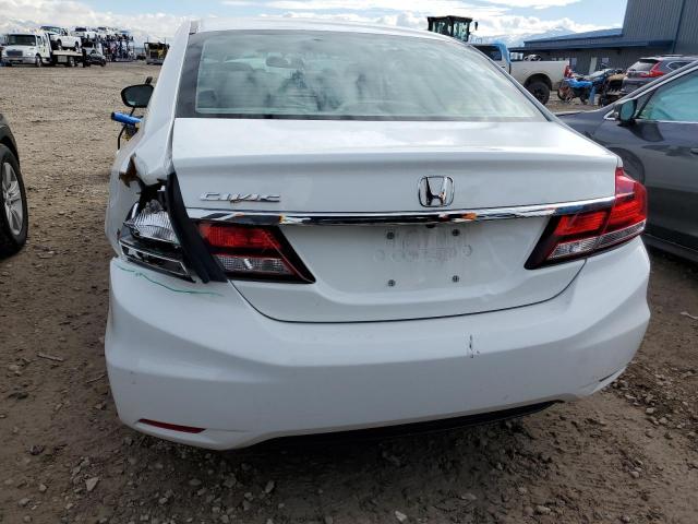 19XFB2F58FE700805 - 2015 HONDA CIVIC LX WHITE photo 6