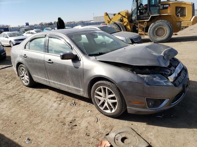 3FAHP0JG1BR173156 - 2011 FORD FUSION SEL GRAY photo 4