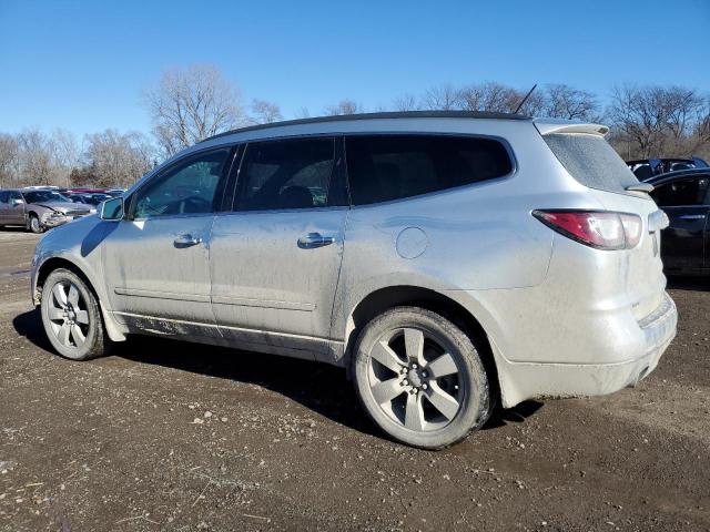 1GNKVJKD2FJ303680 - 2015 CHEVROLET TRAVERSE LTZ SILVER photo 2