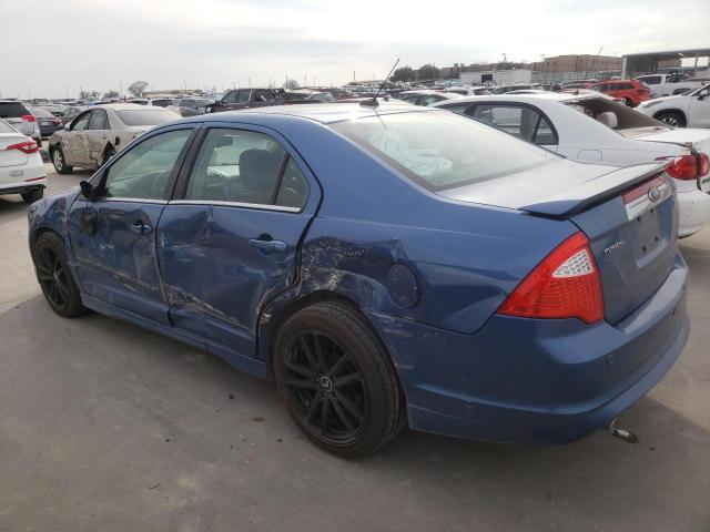 3FAHP0KC6AR216299 - 2010 FORD FUSION SPORT BLUE photo 2