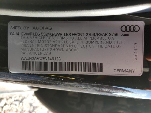 WAUHGAFC2EN146123 - 2014 AUDI A6 PRESTIGE BLACK photo 13