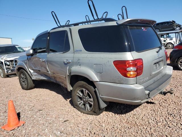 5TDZT38A52S130580 - 2002 TOYOTA SEQUOIA LIMITED SILVER photo 2