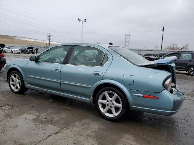 JN1DA31D32T427548 - 2002 NISSAN MAXIMA GLE TEAL photo 2