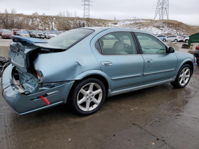 JN1DA31D32T427548 - 2002 NISSAN MAXIMA GLE TEAL photo 3