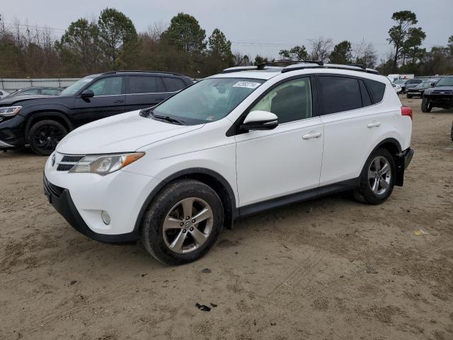 JTMRFREV9FD135557 - 2015 TOYOTA RAV4 XLE WHITE photo 1