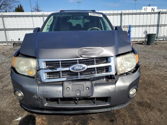 1FMCU9D73BKA62508 - 2011 FORD ESCAPE XLT GRAY photo 5