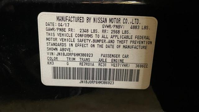 JN1BJ0RP6HM386923 - 2017 INFINITI QX50 BLACK photo 10