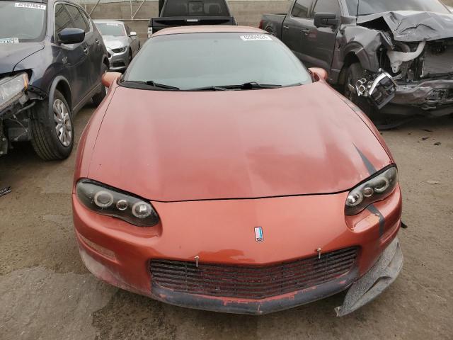 2G1FP22KX22108751 - 2002 CHEVROLET CAMARO ORANGE photo 5