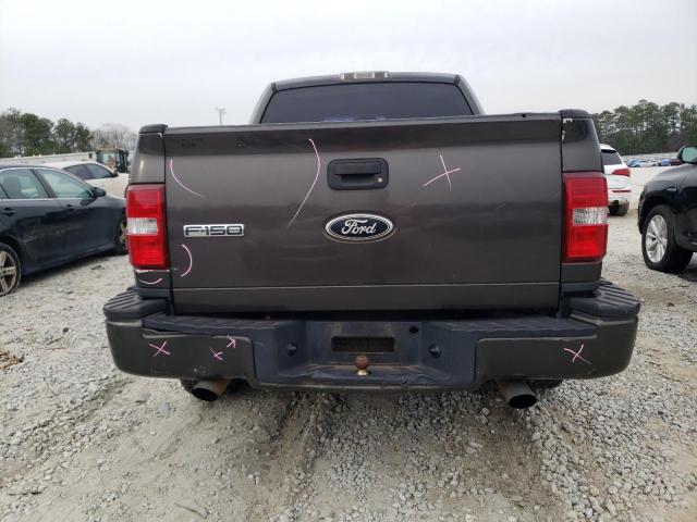 1FTRX02W26KC45593 - 2006 FORD F150 BLACK photo 6