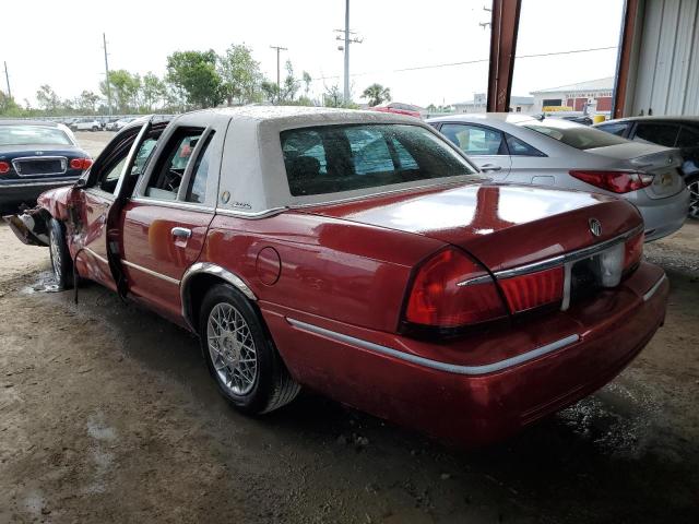 2MEFM74W61X684835 - 2001 MERCURY GRAND MARQ GS RED photo 2