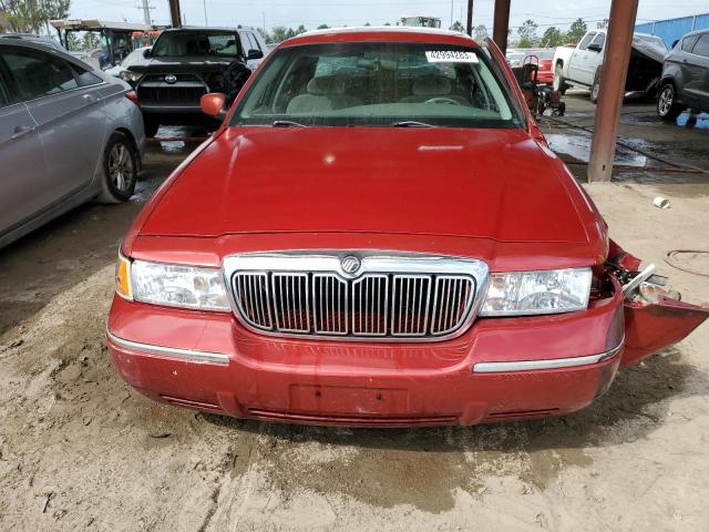 2MEFM74W61X684835 - 2001 MERCURY GRAND MARQ GS RED photo 5