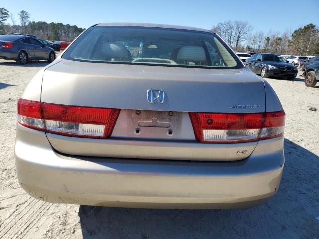 1HGCM56304A034487 - 2004 HONDA ACCORD LX GOLD photo 6