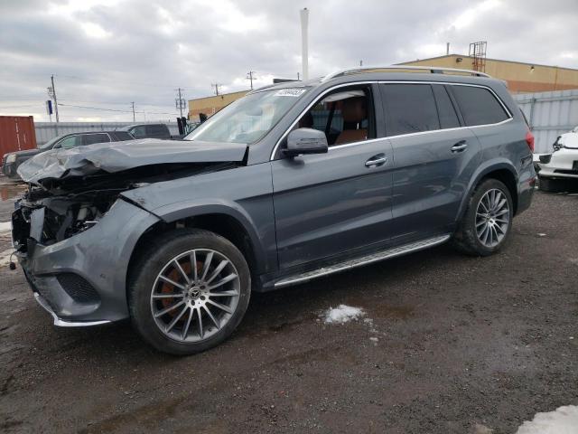 4JGDF6EE9JB172326 - 2018 MERCEDES-BENZ GLS 450 4MATIC GRAY photo 1