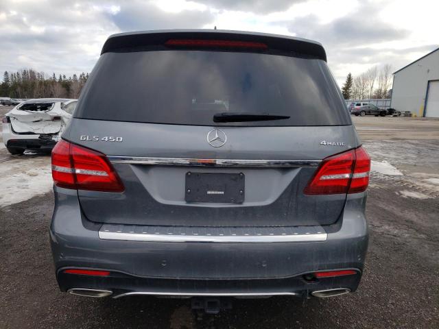 4JGDF6EE9JB172326 - 2018 MERCEDES-BENZ GLS 450 4MATIC GRAY photo 6