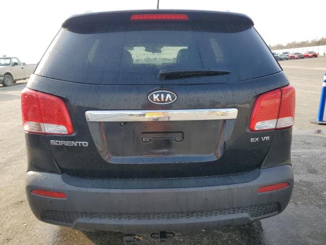 5XYKU4A2XBG045108 - 2011 KIA SORENTO EX BLACK photo 6