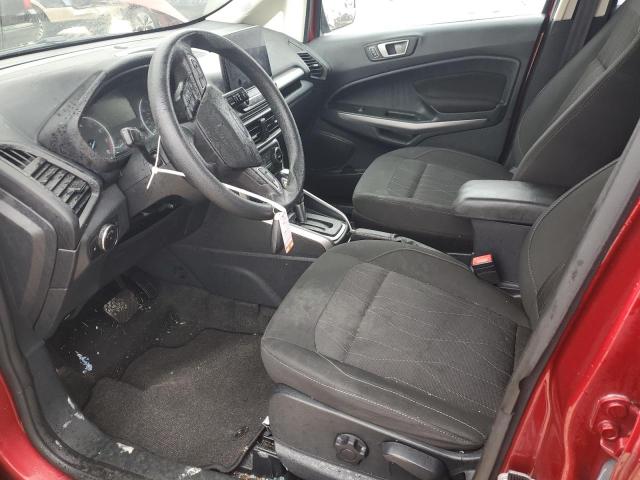 MAJ3S2GE8MC397746 - 2021 FORD ECOSPORT SE წითელი ფოტო 7