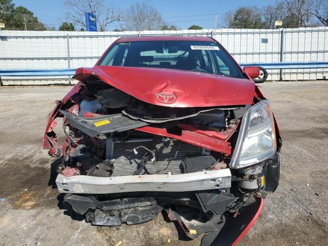 JTDKB20U883338788 - 2008 TOYOTA PRIUS RED photo 5