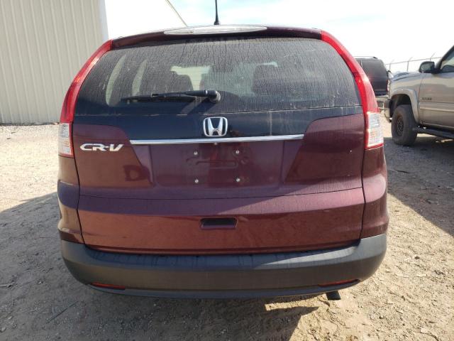 5J6RM3H31EL029972 - 2014 HONDA CR-V LX BURGUNDY photo 6