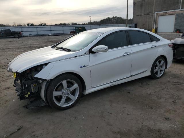 KMHEC4A41DA087974 - 2013 HYUNDAI SONATA HYBRID WHITE photo 1