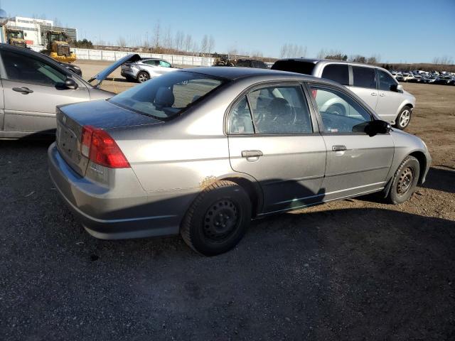 2HGES16364H933699 - 2004 HONDA CIVIC DX VP ნაცრისფერი ფოტო 3