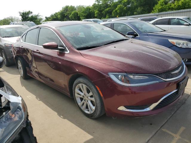 1C3CCCAB7GN133362 - 2016 CHRYSLER 200 LIMITED MAROON photo 4