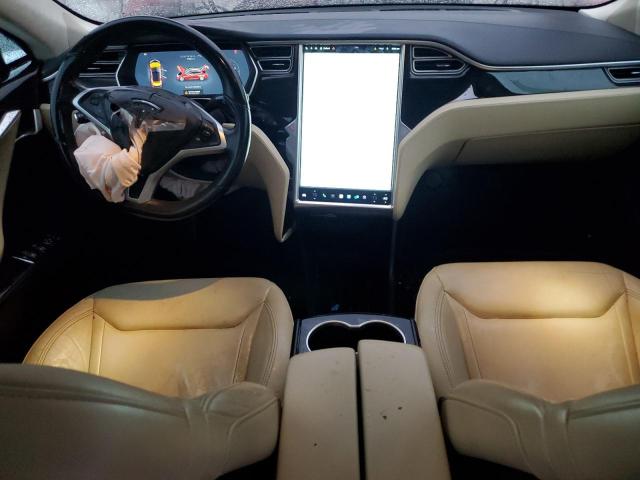 5YJSA1E26FF115945 - 2015 TESLA MODEL S RED photo 8