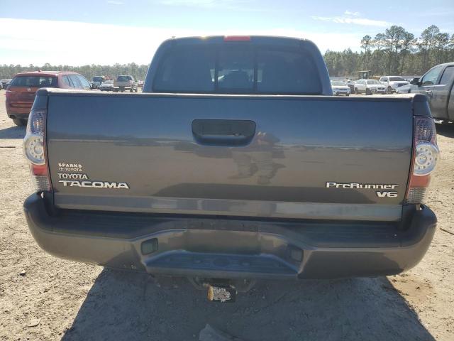3TMJU4GNXBM111835 - 2011 TOYOTA TACOMA DOUBLE CAB PRERUNNER GRAY photo 6