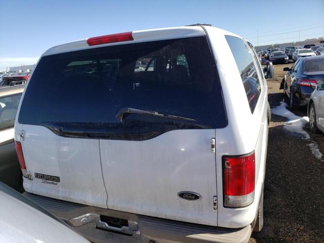 1FMNU43S6YEE35159 - 2000 FORD EXCURSION LIMITED WHITE photo 6