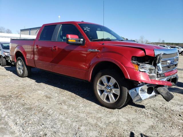 1FTFW1EF8BFC38108 - 2011 FORD F150 SUPERCREW RED photo 4