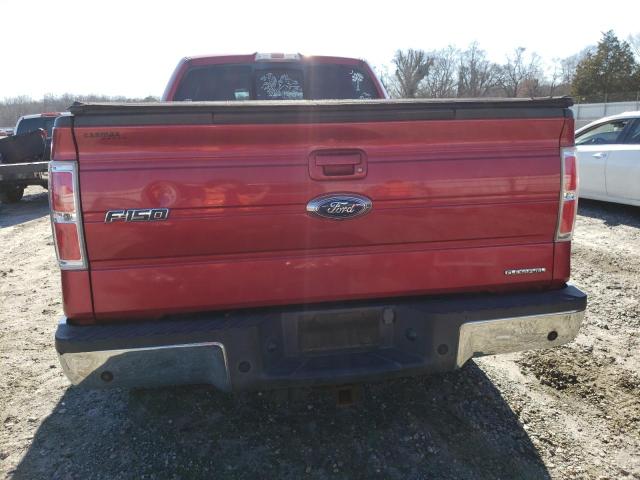 1FTFW1EF8BFC38108 - 2011 FORD F150 SUPERCREW RED photo 6