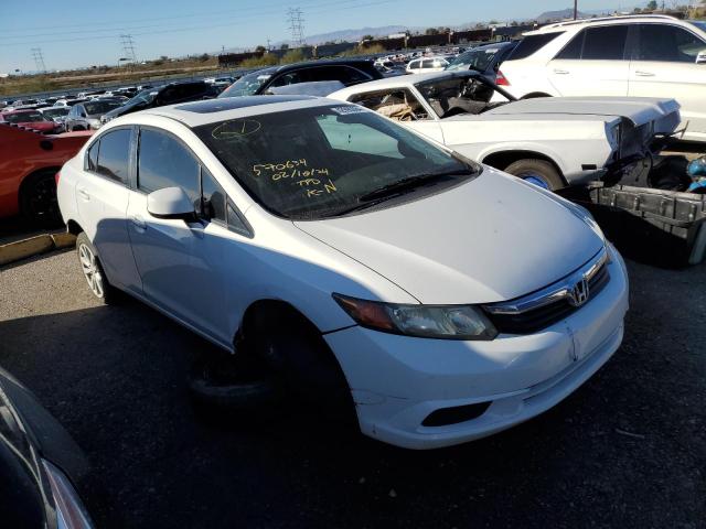 19XFB2F82CE305184 - 2012 HONDA CIVIC EX WHITE photo 4