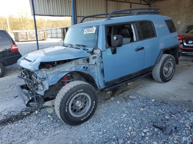 JTEBU4BFXEK199636 - 2014 TOYOTA FJ CRUISER BLUE photo 1