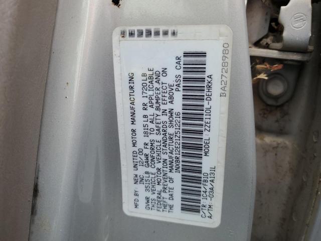 1NXBR12E21Z512216 - 2001 TOYOTA COROLLA CE GRAY photo 12