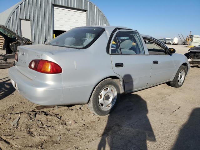 1NXBR12E21Z512216 - 2001 TOYOTA COROLLA CE GRAY photo 3