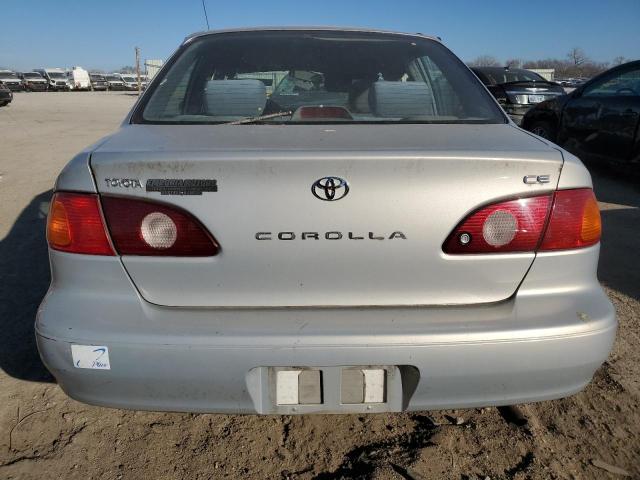 1NXBR12E21Z512216 - 2001 TOYOTA COROLLA CE GRAY photo 6