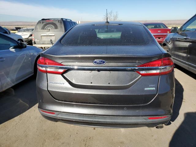 3FA6P0HD6JR253327 - 2018 FORD FUSION SE GRAY photo 6