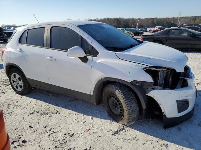 3GNCJKSB1GL272758 - 2016 CHEVROLET TRAX LS WHITE photo 4