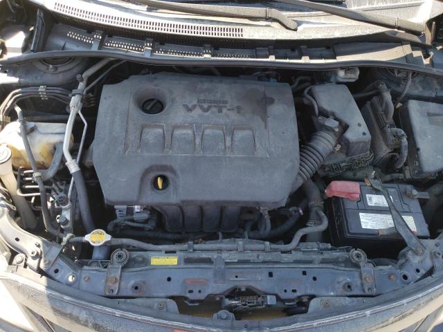 5YFBU4EE2CP026408 - 2012 TOYOTA COROLLA BASE BLACK photo 11