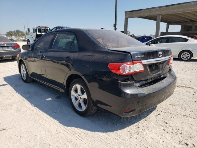 5YFBU4EE2CP026408 - 2012 TOYOTA COROLLA BASE BLACK photo 2