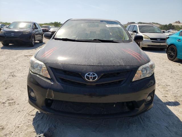 5YFBU4EE2CP026408 - 2012 TOYOTA COROLLA BASE BLACK photo 5