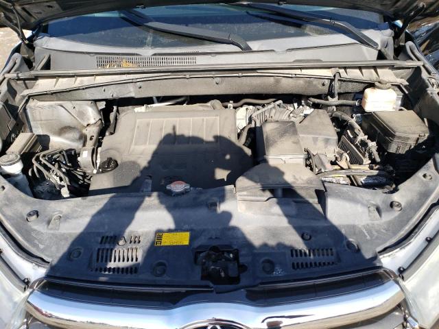 5TDJKRFH1GS342371 - 2016 TOYOTA HIGHLANDER XLE BLACK photo 12
