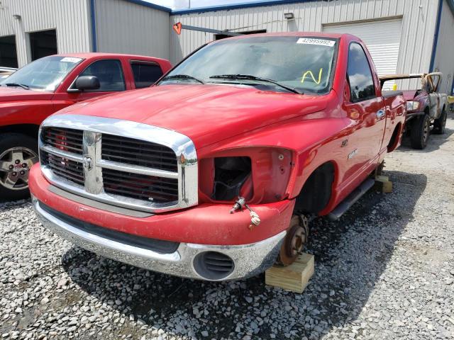 1D7HA16288J139870 - 2008 DODGE RAM 1500 ST RED photo 2