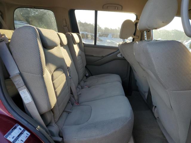 5N1AR18W16C606256 - 2006 NISSAN PATHFINDER LE 红色 照片 11