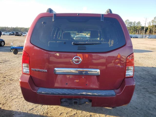 5N1AR18W16C606256 - 2006 NISSAN PATHFINDER LE 红色 照片 6